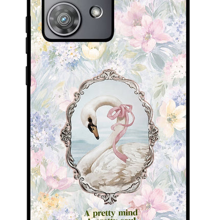 Pretty Mind Pretty Soul Moto Edge 40 Neo Metal Case Back Cover by Casekaro