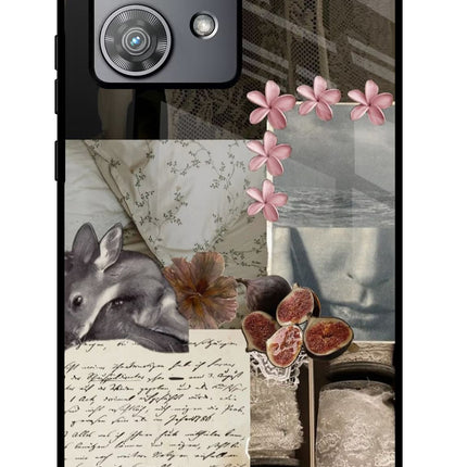 Midnight Sky Moto Edge 40 Neo Metal Case Back Cover by Casekaro
