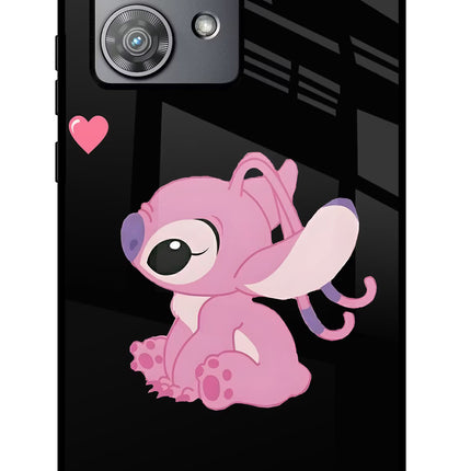 Angel Crush Moto Edge 40 Neo Metal Case Back Cover by Casekaro
