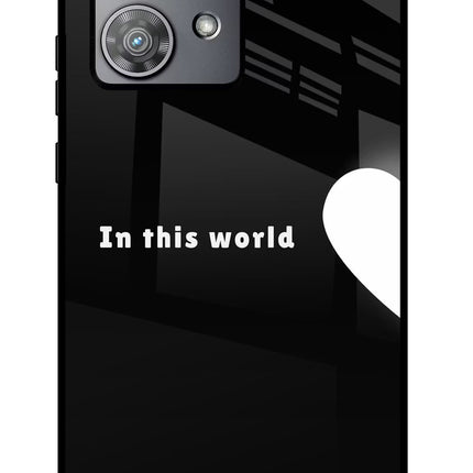This World Moto Edge 40 Neo Metal Case Back Cover by Casekaro