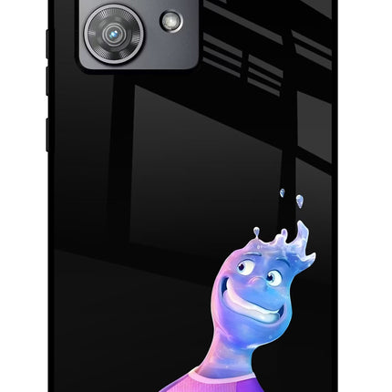 Wade Wave Moto Edge 40 Neo Metal Case Back Cover by Casekaro