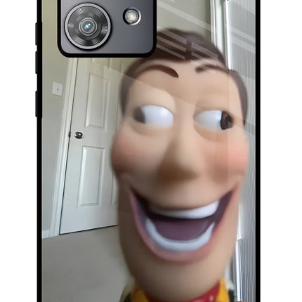 Side Eye Woody Moto Edge 40 Neo Metal Case Back Cover by Casekaro