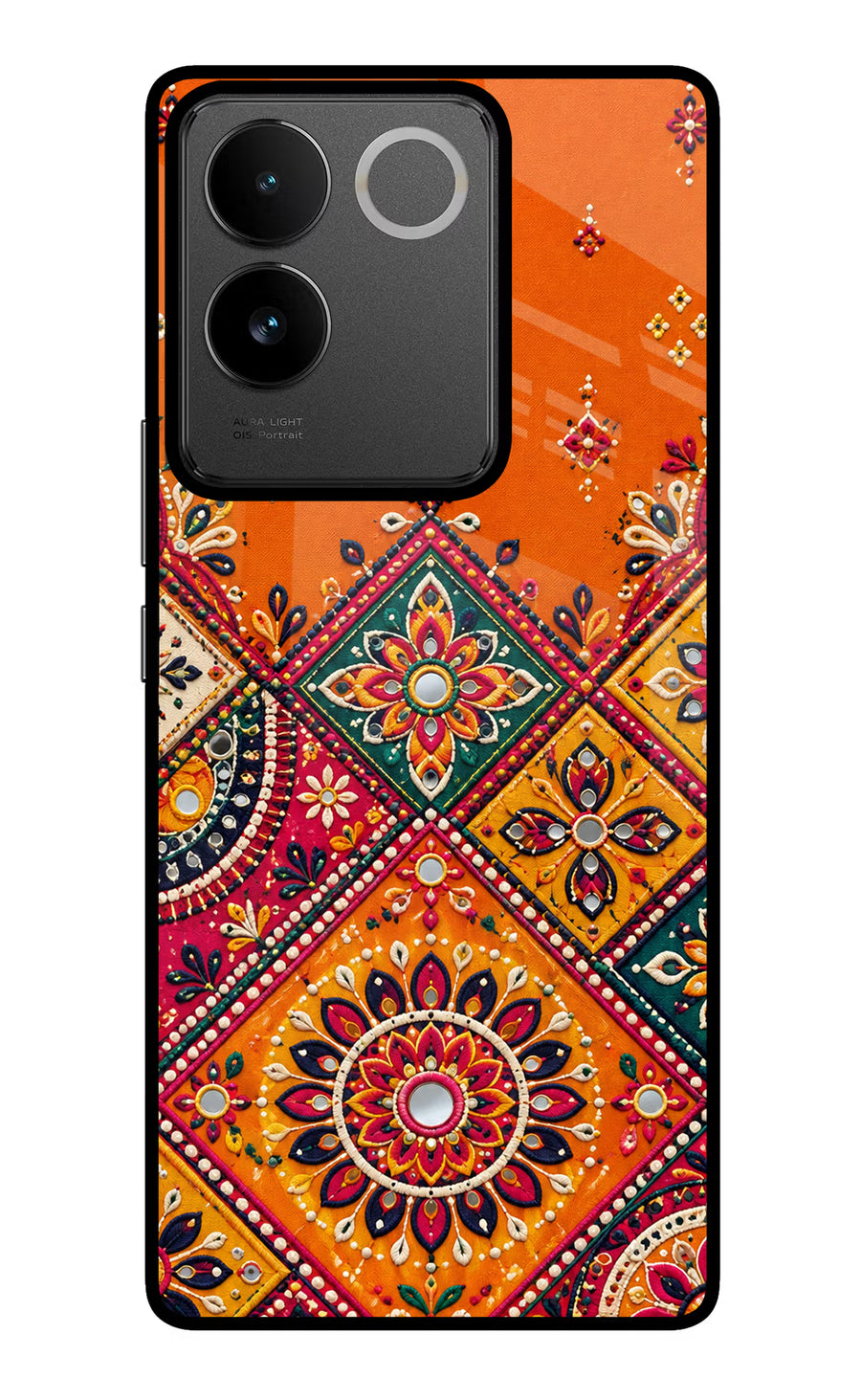 Kutch Glow IQOO Z7 Pro 5G Back Cover, Metal case