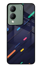 Abstract Design Vivo Y17s Metal Case Back Cover by Casekaro