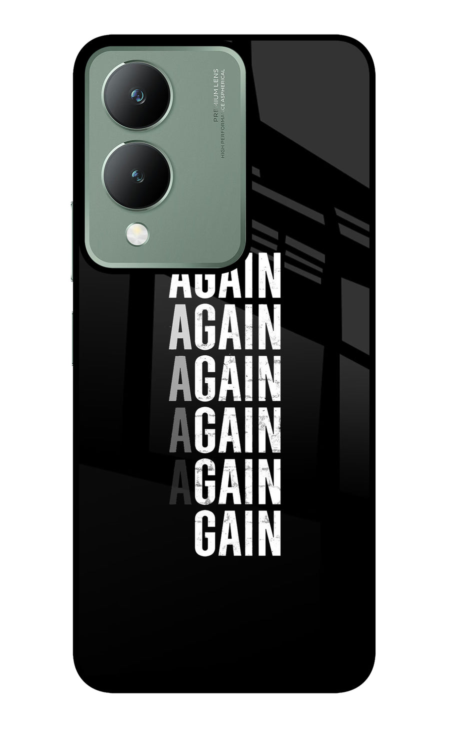 Again Again Gain Vivo Y17s Back Cover, Metal case