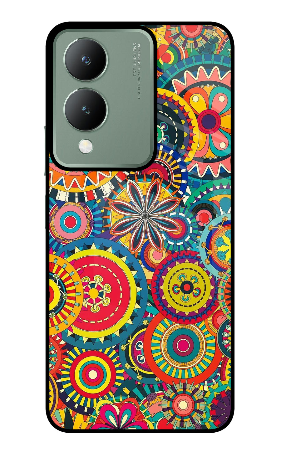 Gol Gol Art Vivo Y17s Back Cover, Metal case