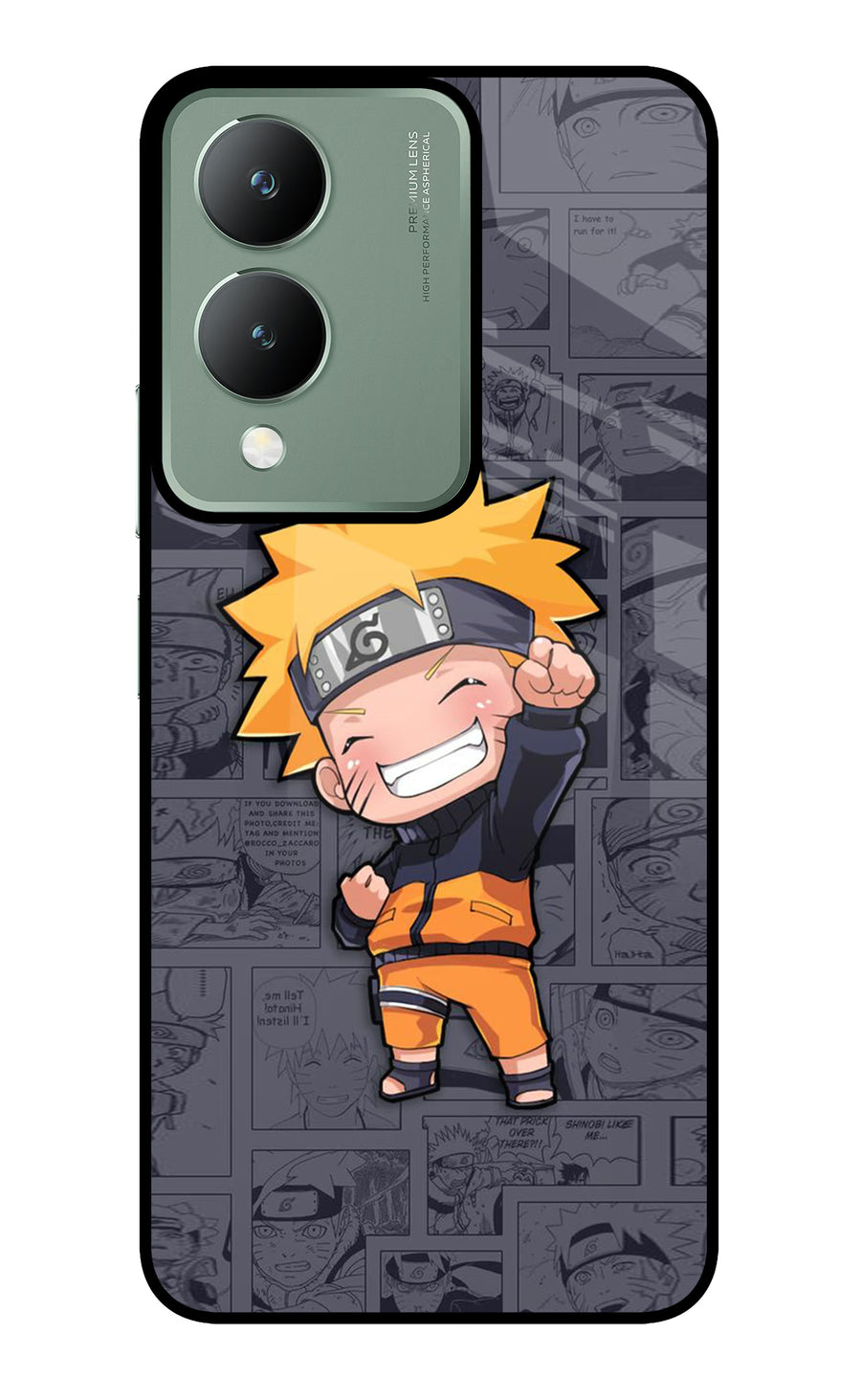 Chota Naruto Vivo Y17s Back Cover, Metal case