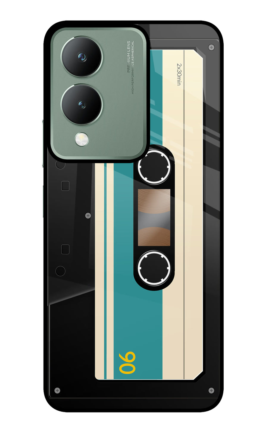 Cassette Vivo Y17s Back Cover, Metal case