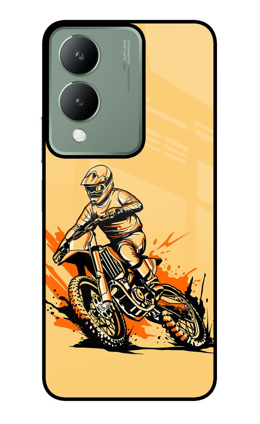 Off-Road Fury Vivo Y17s Back Cover, Metal case
