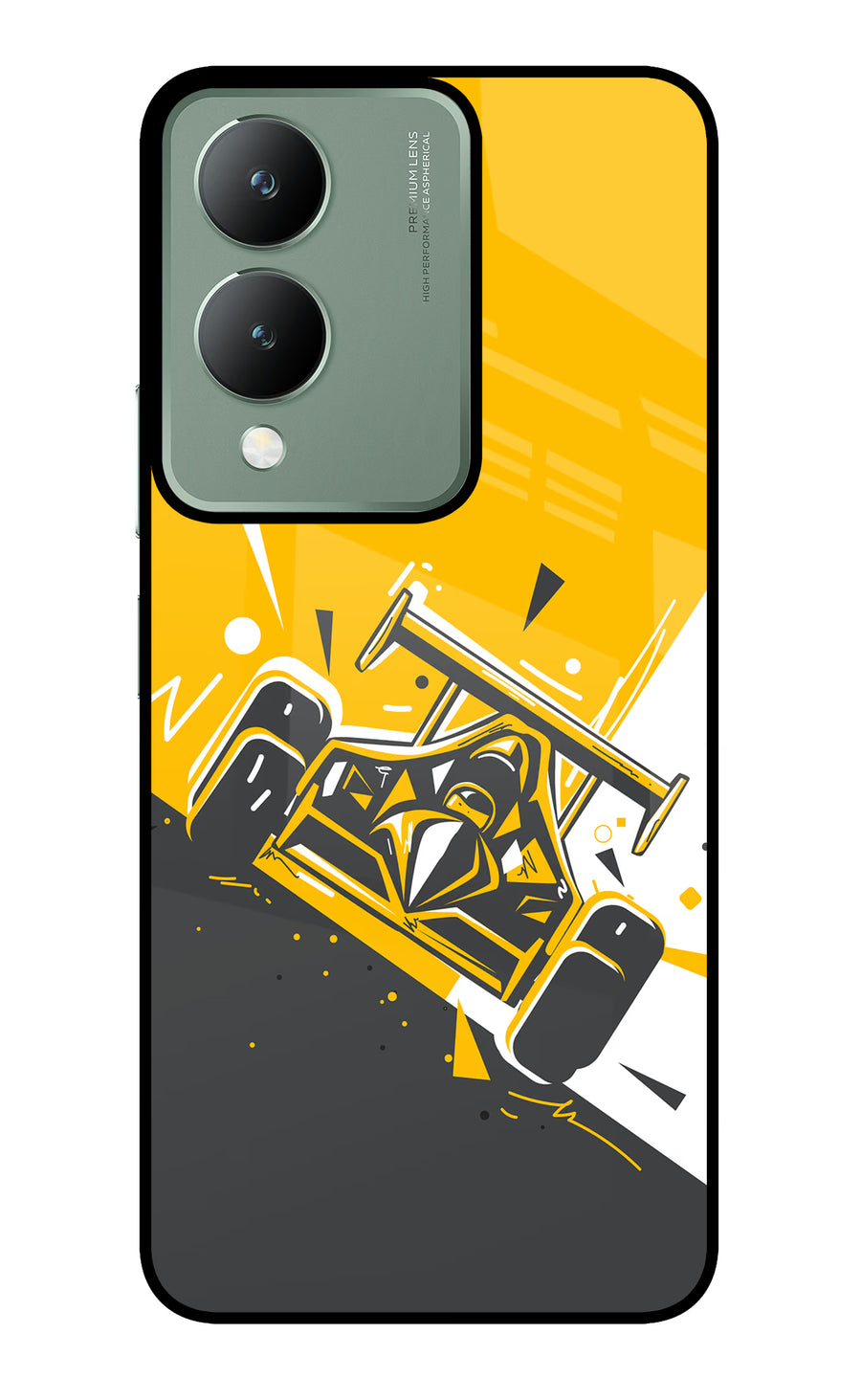 Track King Vivo Y17s Back Cover, Metal case