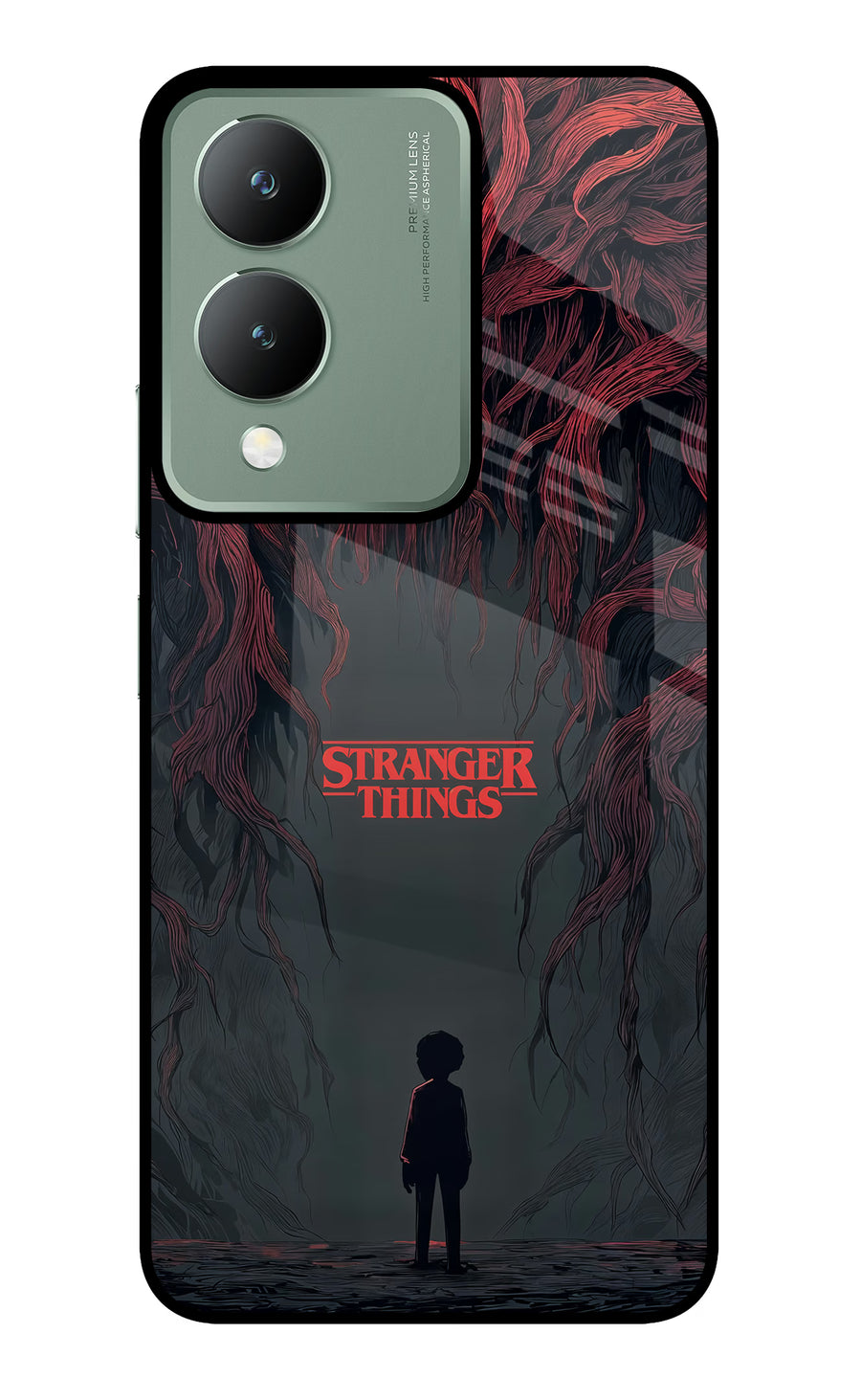 Ordinary Things Dark Side Vivo Y17s Back Cover, Metal case