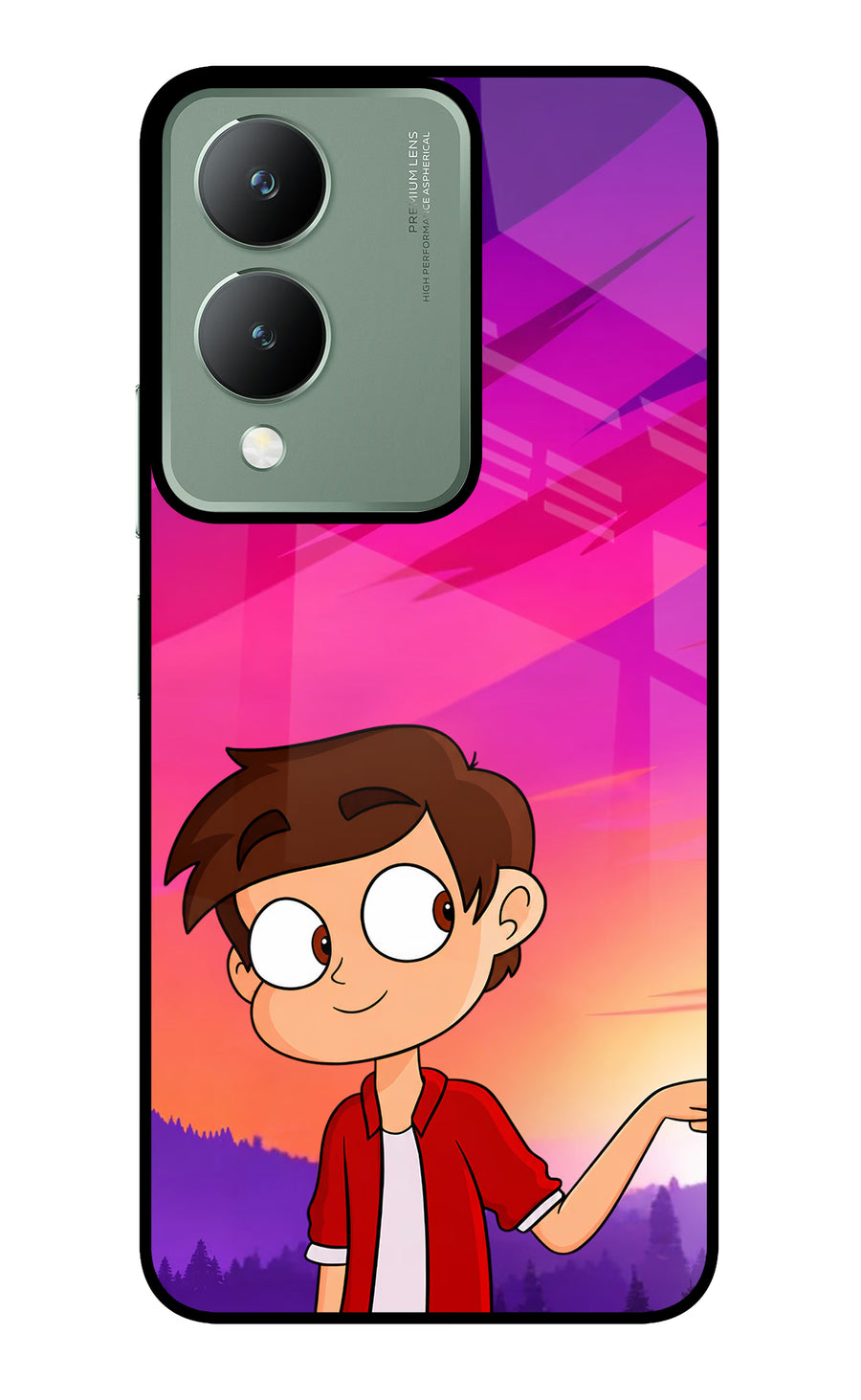 Marco Sunset Vivo Y17s Back Cover, Metal case