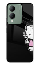 Kitty Charm Vivo Y17s Metal Case Back Cover by Casekaro