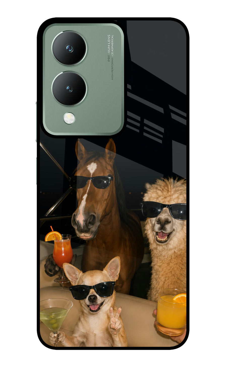 Party Squad Vivo Y17s Back Cover, Metal case