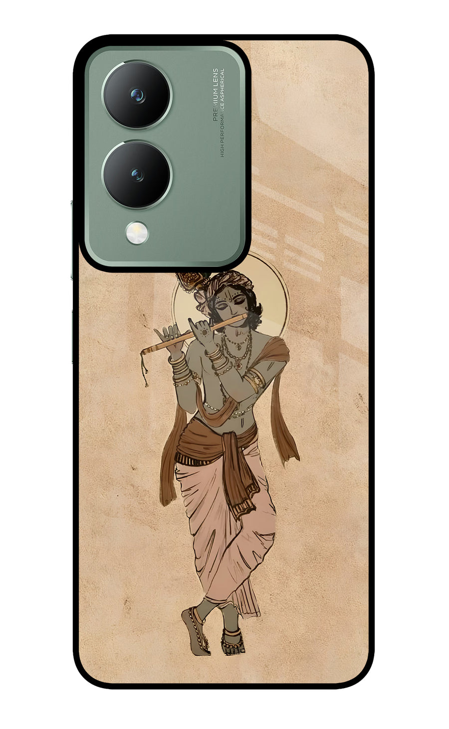 Krishna Vivo Y17s Back Cover, Metal case