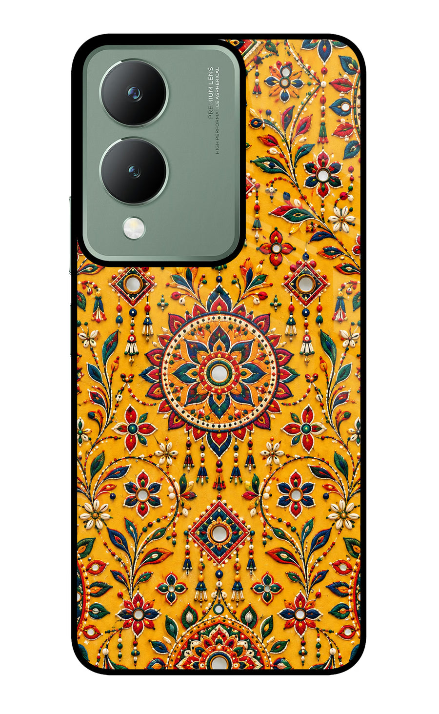 Sunlit Aura Vivo Y17s Back Cover, Metal case