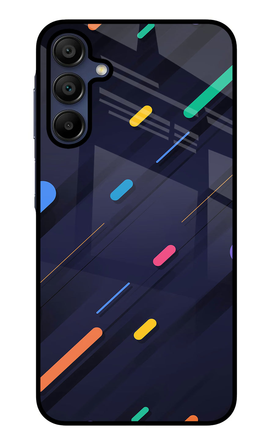 Abstract Design Samsung A15 5G Back Cover, Metal case