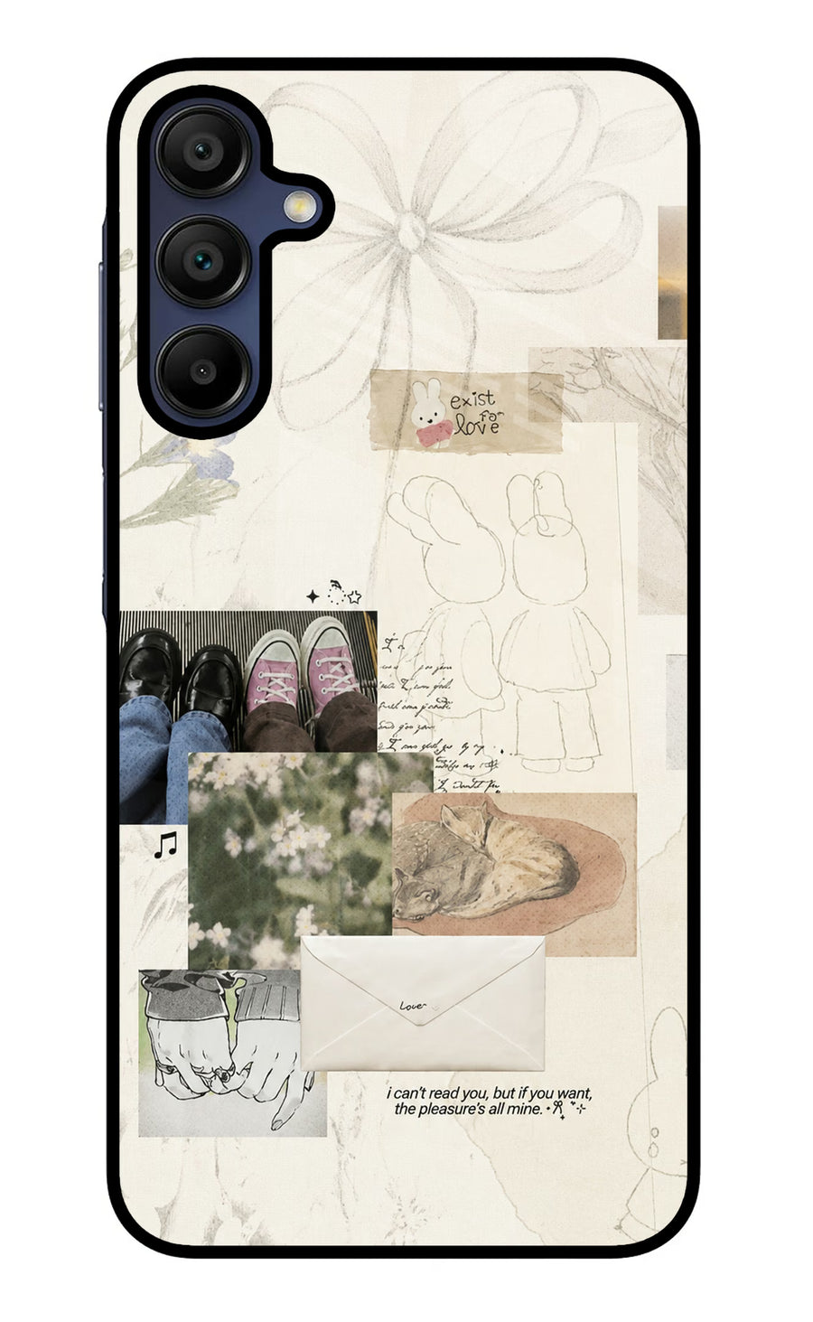 Soft Aesthetic Samsung A15 5G Back Cover, Metal case