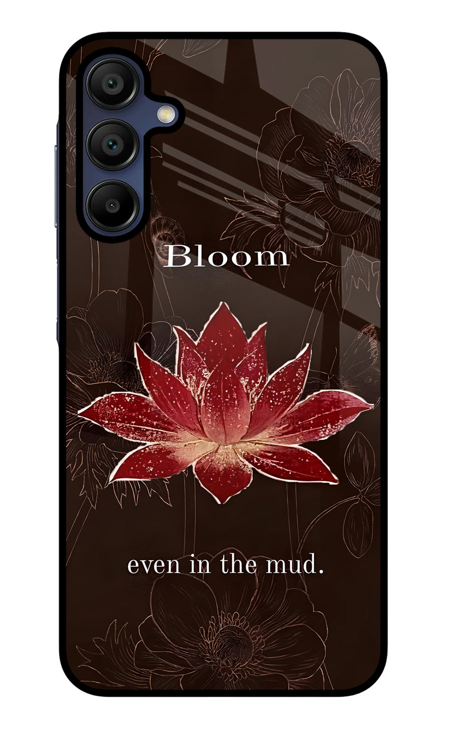 Bloom Samsung A15 5G Back Cover, Metal case