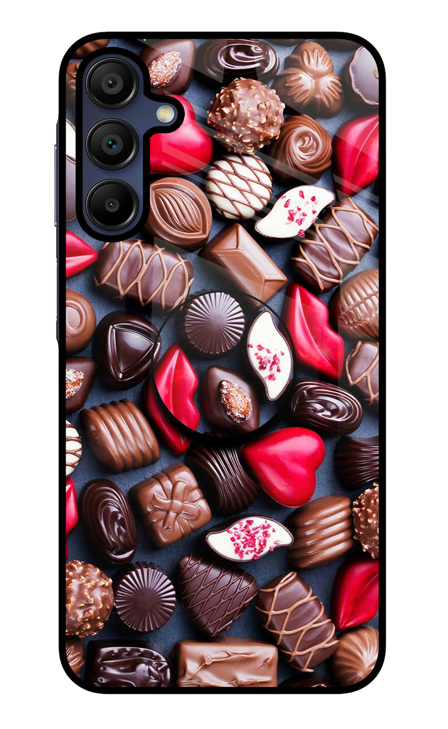 Chocolates Samsung A15 5G Pop Case, Metal case
