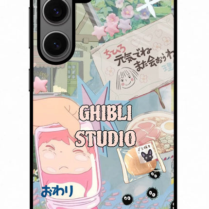 Studio Ghibli Samsung S24 Metal Case Back Cover by Casekaro