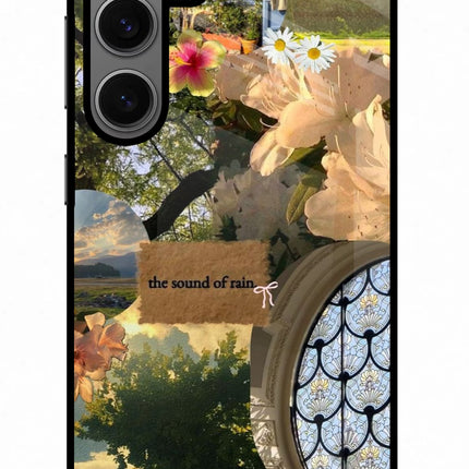 Rain Samsung S24 Metal Case Back Cover by Casekaro