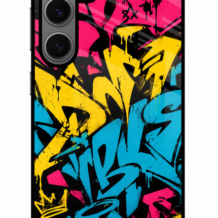Graffiti Vibe Samsung S24 Metal Case Back Cover by Casekaro