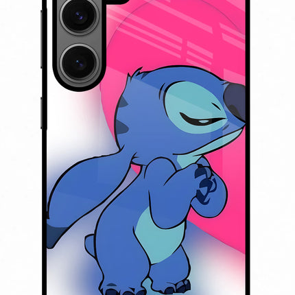 Stitch Hug Samsung S24 Metal Case Back Cover by Casekaro
