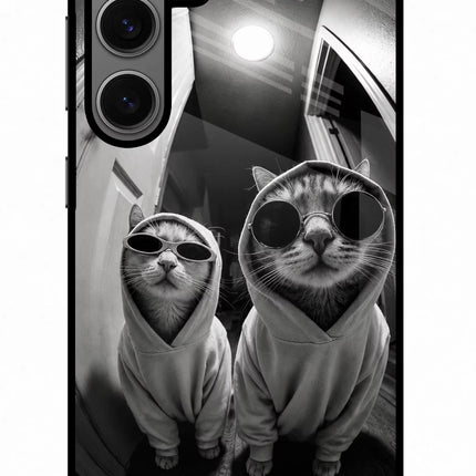 Hood Cats Samsung S24 Metal Case Back Cover by Casekaro