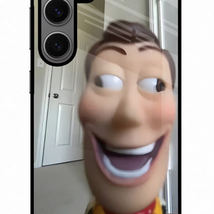 Side Eye Woody Samsung S24 Metal Case Back Cover by Casekaro