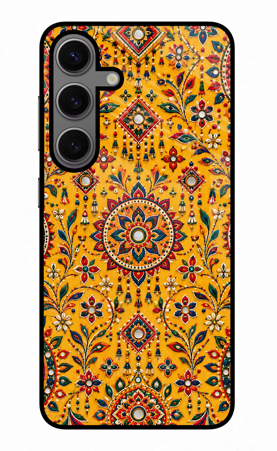 Sunlit Aura Samsung S24 Back Cover, Metal case
