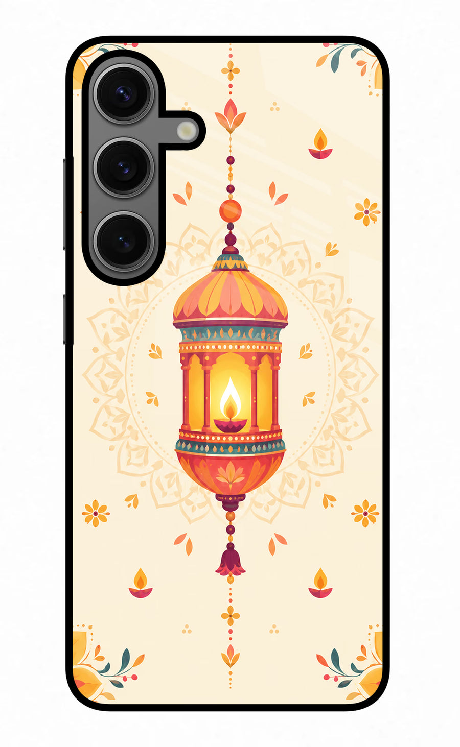 Golden Lantern Samsung S24 Back Cover, Metal case