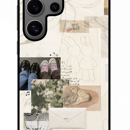 Soft Aesthetic Samsung S24 Ultra Metal Case Back Cover by Casekaro