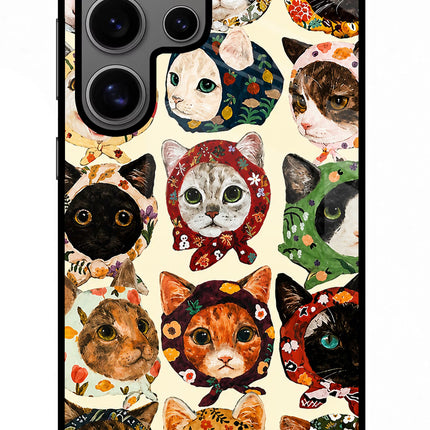 Cool Cat Samsung S24 Ultra Metal Case Back Cover by Casekaro