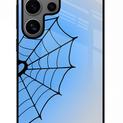 Blue Web Samsung S24 Ultra Metal Case Back Cover by Casekaro