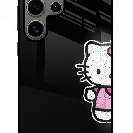 Kitty Charm Samsung S24 Ultra Metal Case Back Cover by Casekaro