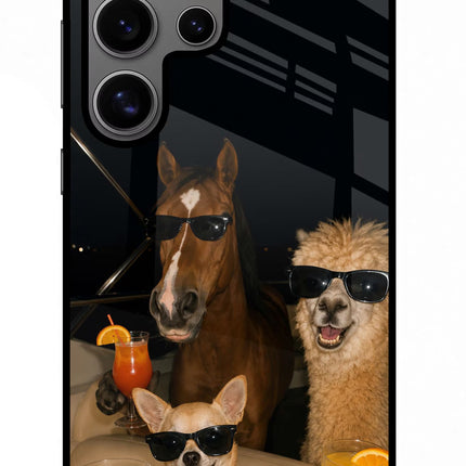 Party Squad Samsung S24 Ultra Metal Case Back Cover by Casekaro