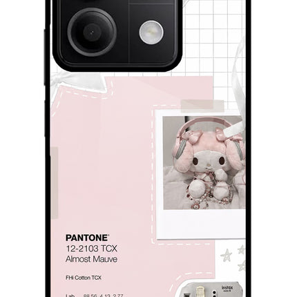 Pantone Asthetic Redmi Note 13 5G Metal Case Back Cover by Casekaro