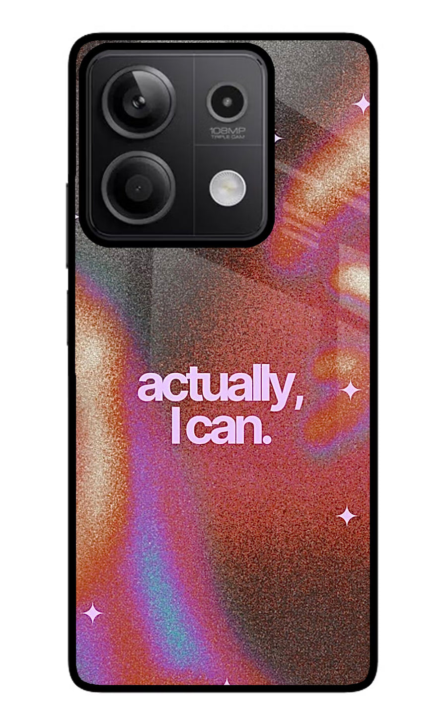 Pink Aura Redmi Note 13 5G Back Cover, Metal case