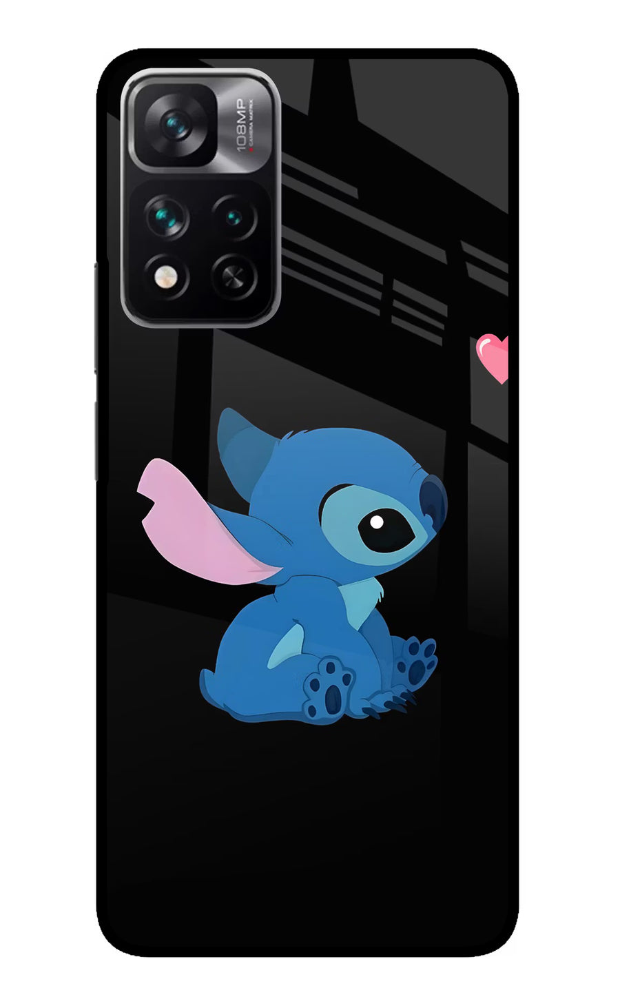 Stitch Crush Redmi Note 13 Pro 5G Back Cover, Metal case