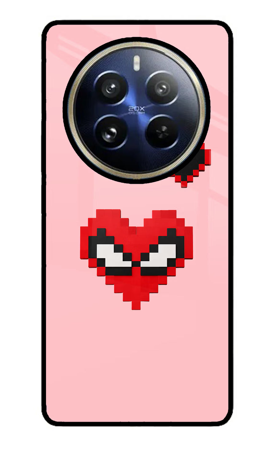Gwen Heart Realme 12 Pro 5G/12 Pro+ 5G Back Cover, Metal case