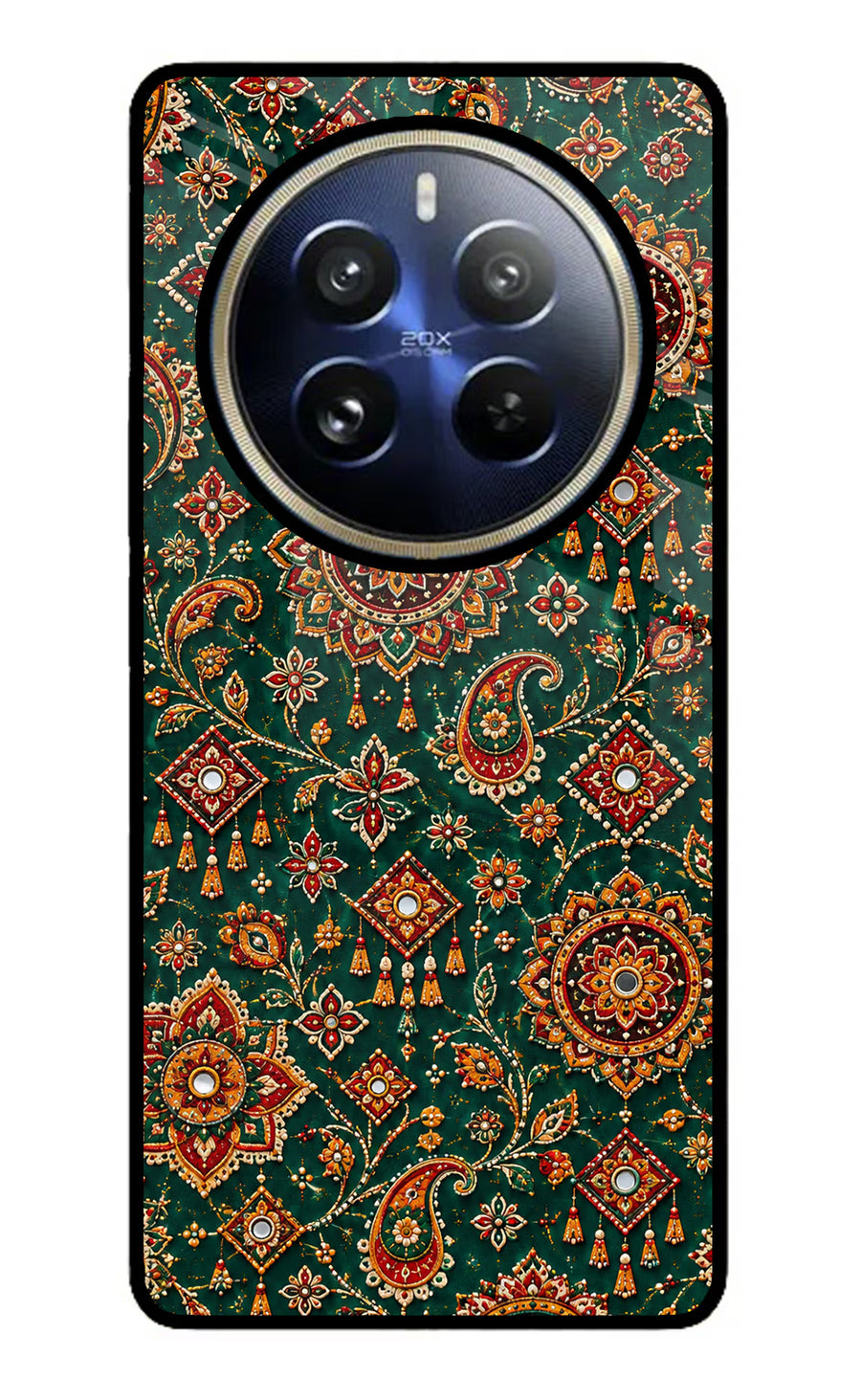 Green Pataka Realme 12 Pro 5G/12 Pro+ 5G Back Cover, Metal case