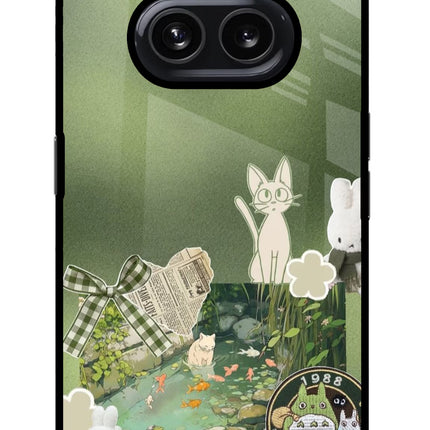 Aesthetic anime Nothing Phone 2A Metal Case Back Cover by Casekaro