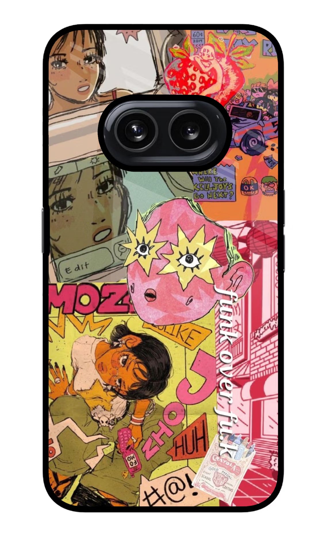 Funkover Nothing Phone 2A Metal Case Back Cover by Casekaro