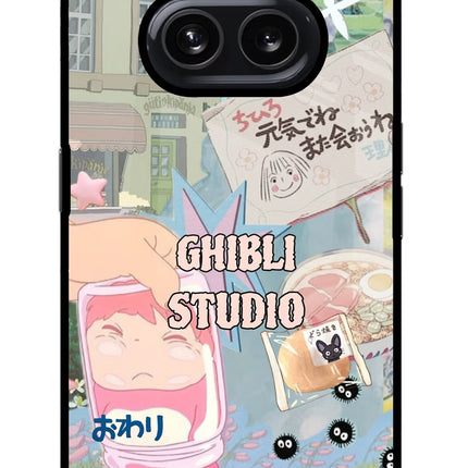 Studio Ghibli Nothing Phone 2A Metal Case Back Cover by Casekaro