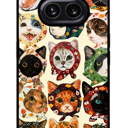 Cool Cat Nothing Phone 2A Metal Case Back Cover by Casekaro