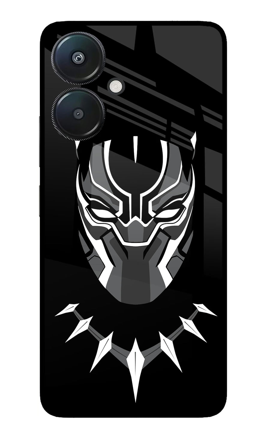 Black Panther Redmi 13C 5G Back Cover, Metal case
