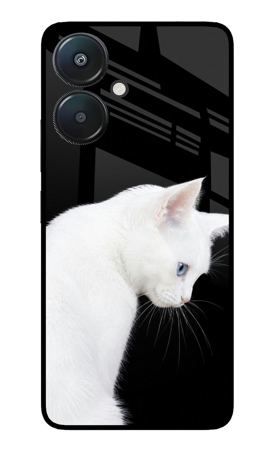 Snow Gaze Redmi 13C 5G Back Cover, Metal case