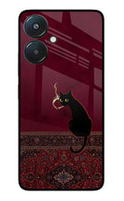 Midnight Cat Redmi 13C 5G Metal Case Back Cover by Casekaro
