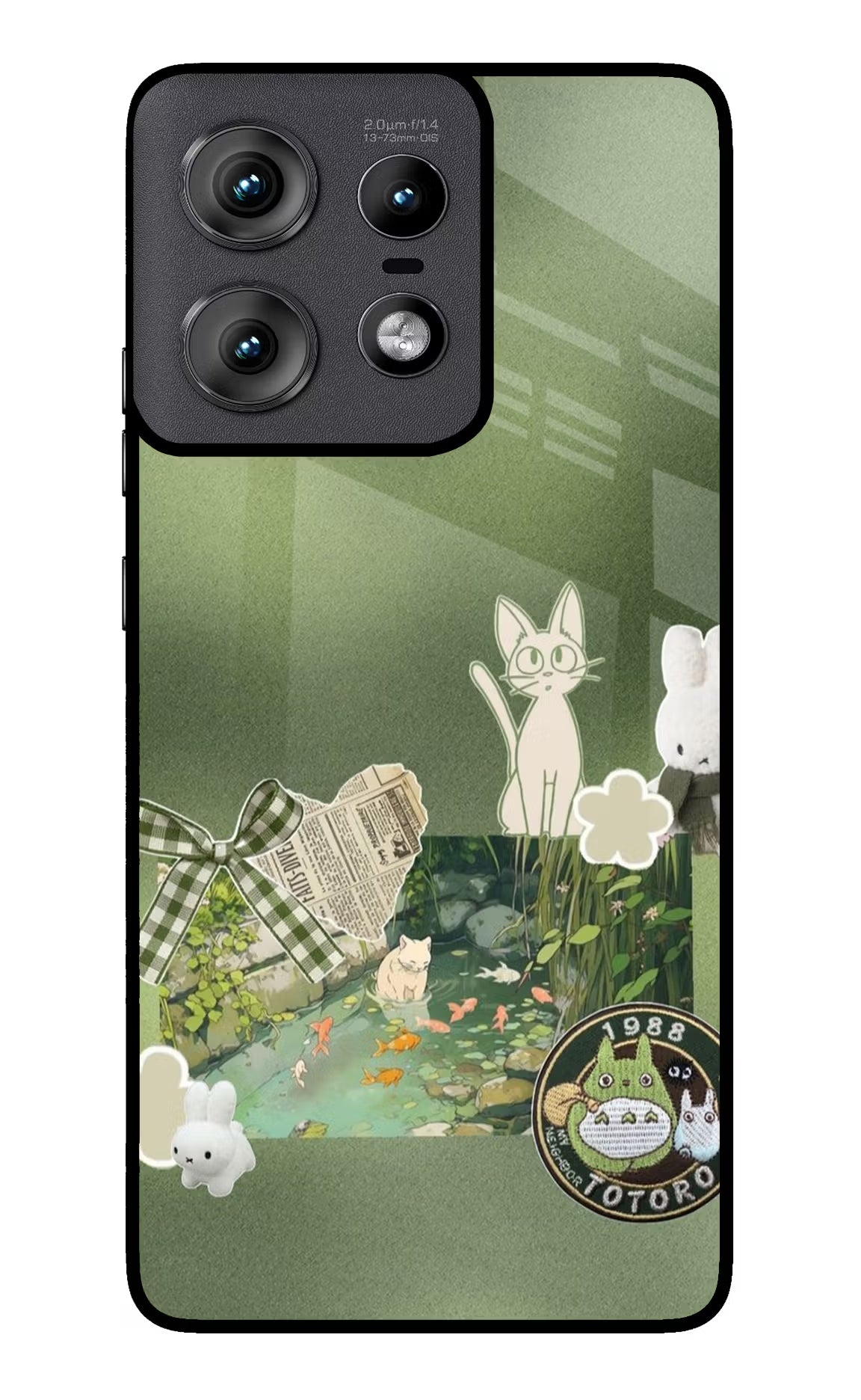 Aesthetic anime Moto Edge 50 Pro 5G Metal Case Back Cover by Casekaro